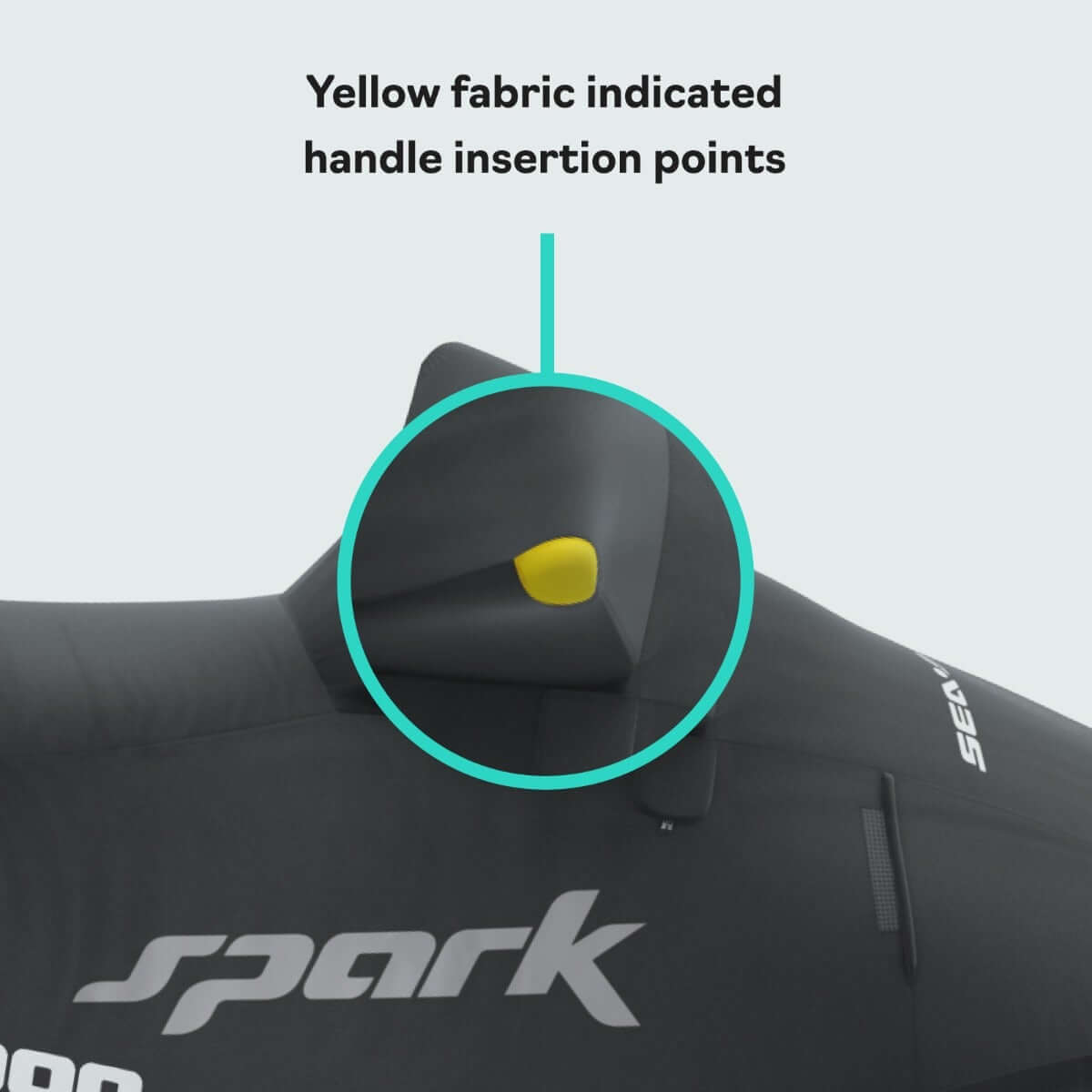 Housse Sea-Doo Spark pour 2 places (2014-2023) noire, 295100912