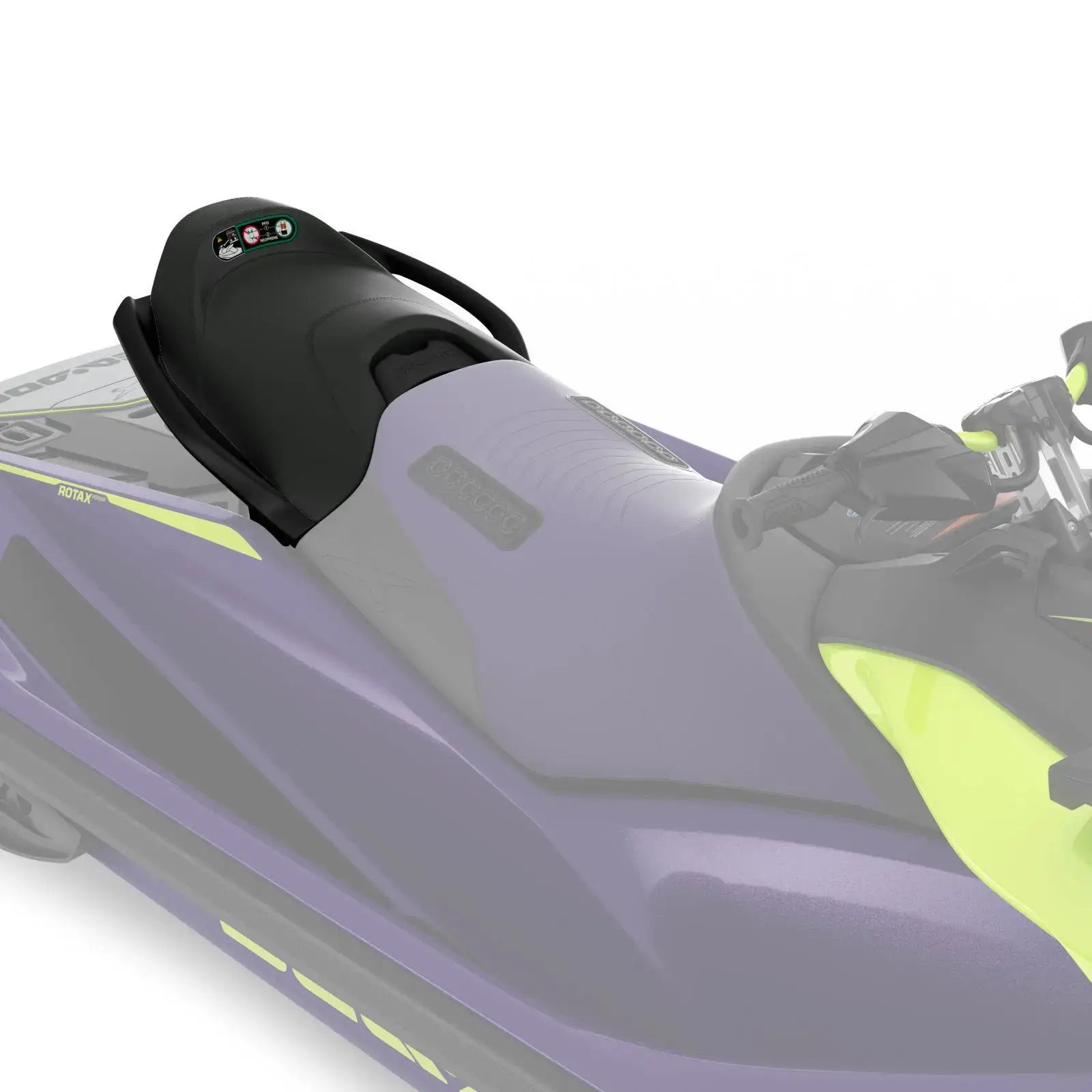 Passenger seat for Sea-Doo RXP-X (2021 and up) offers extra seating and safety for watercraft enjoyment.