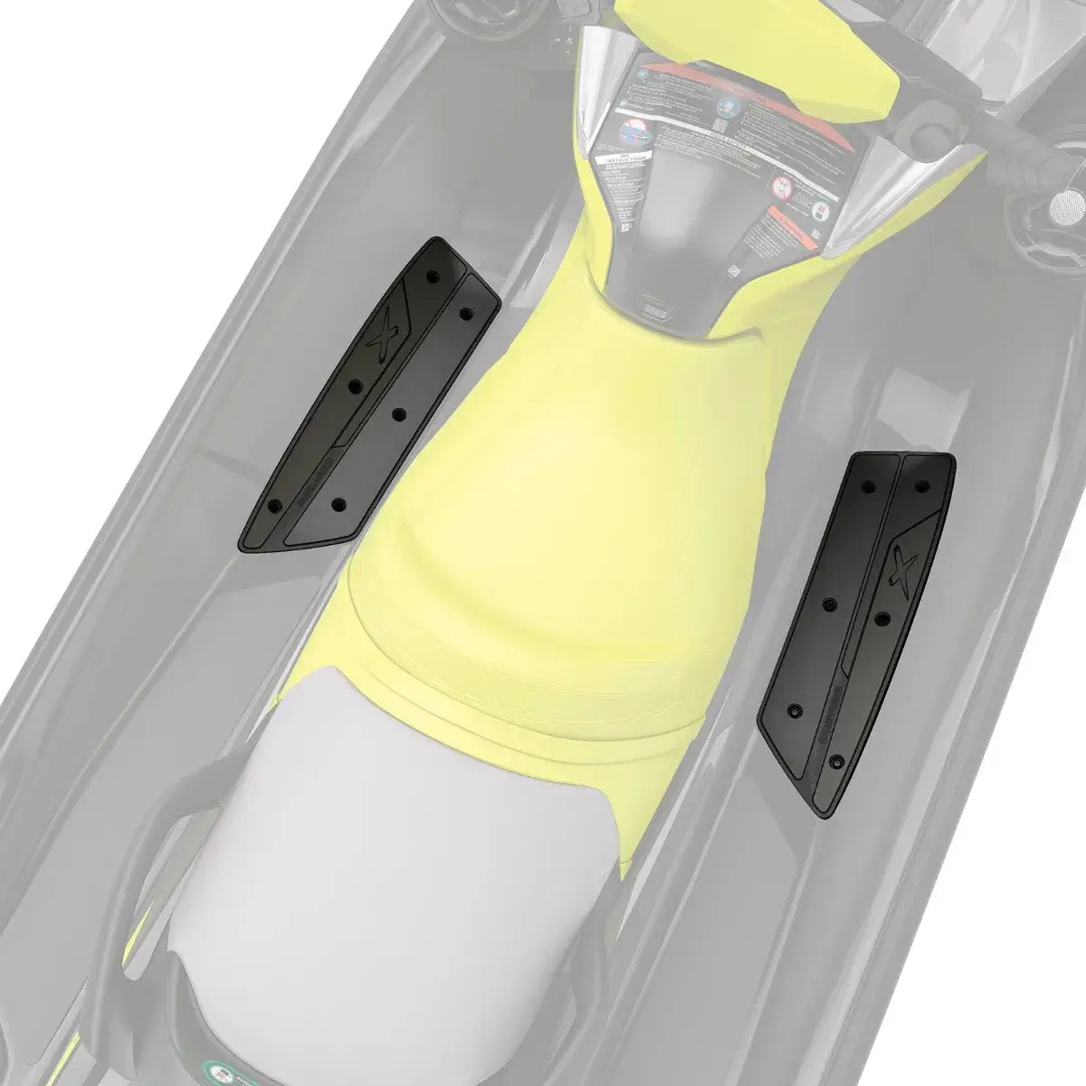 Floorboard wedges for Sea-Doo