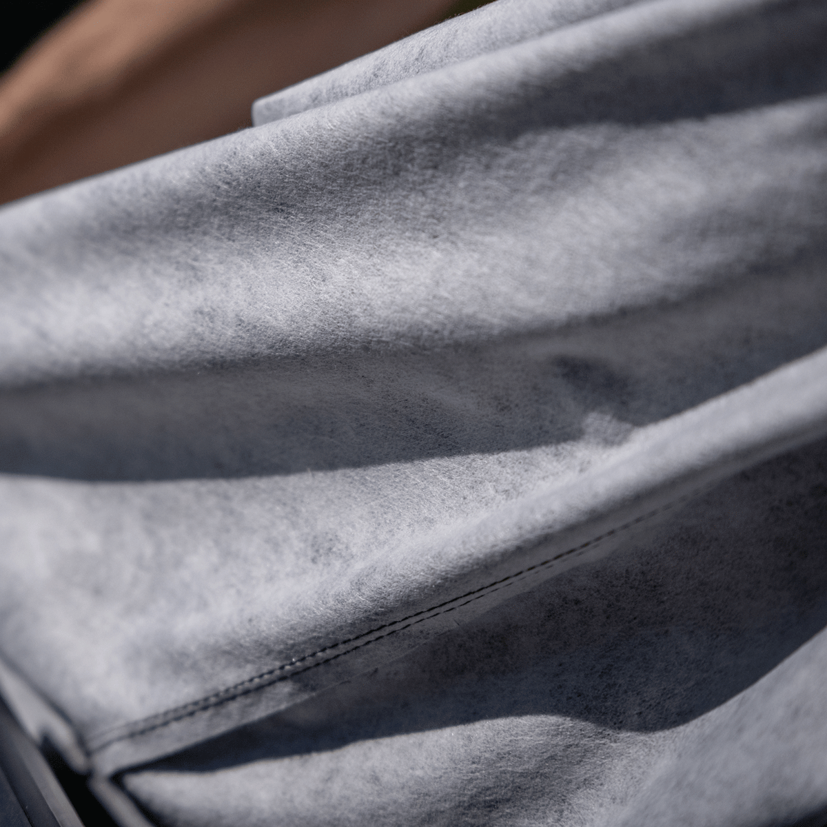 Close-up stitched seam detail Sea-Doo Spark 3-Up trailerable PWC cover fabric texture