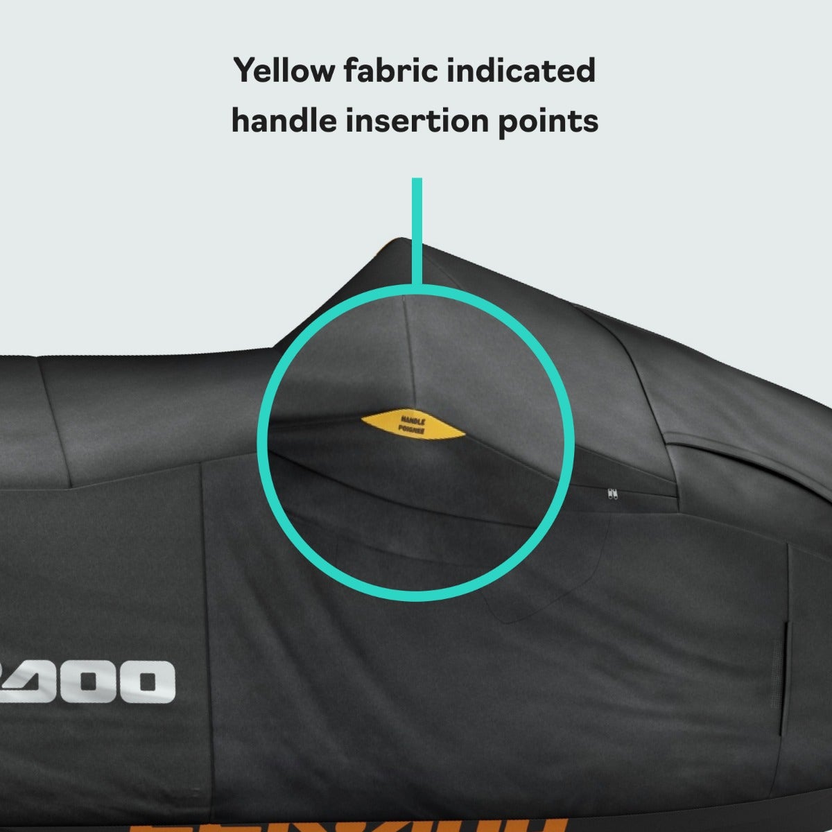 Sea-Doo Cover for GTI, GTI SE, GTR, GTR‑X, Wake 170 (2020 and up) / FishPro Scout in Black, 295100928