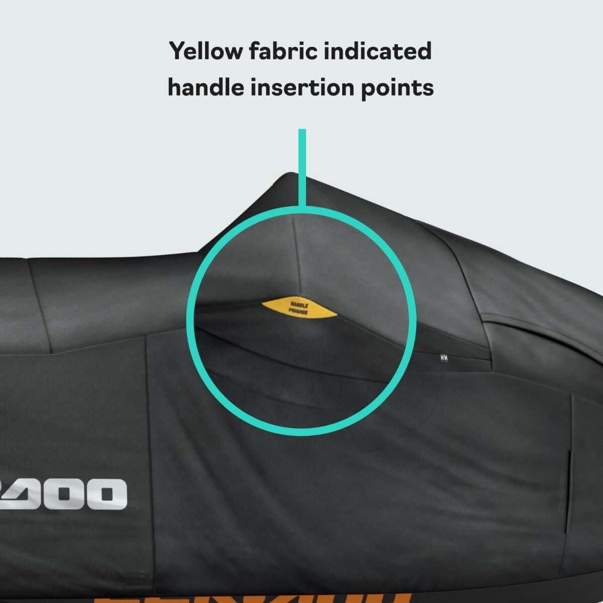 Housse Sea-Doo pour GTI, GTI SE, GTR, GTR-X, Wake 170 (2020 et plus) / FishPro Scout noire, 295100928