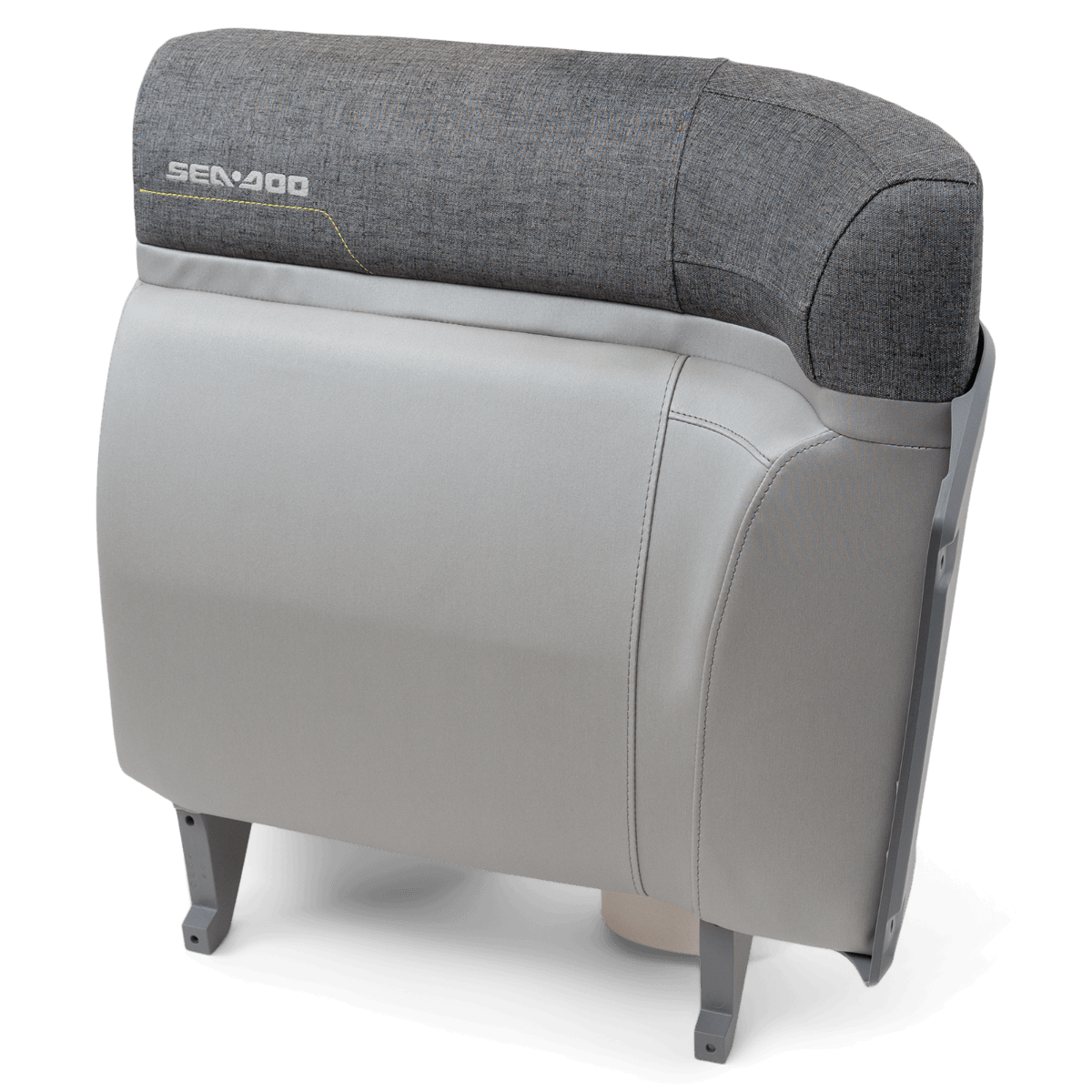 Sea-Doo Switch pontoon seat corner backrest right hand support gray upholstery, 295100970