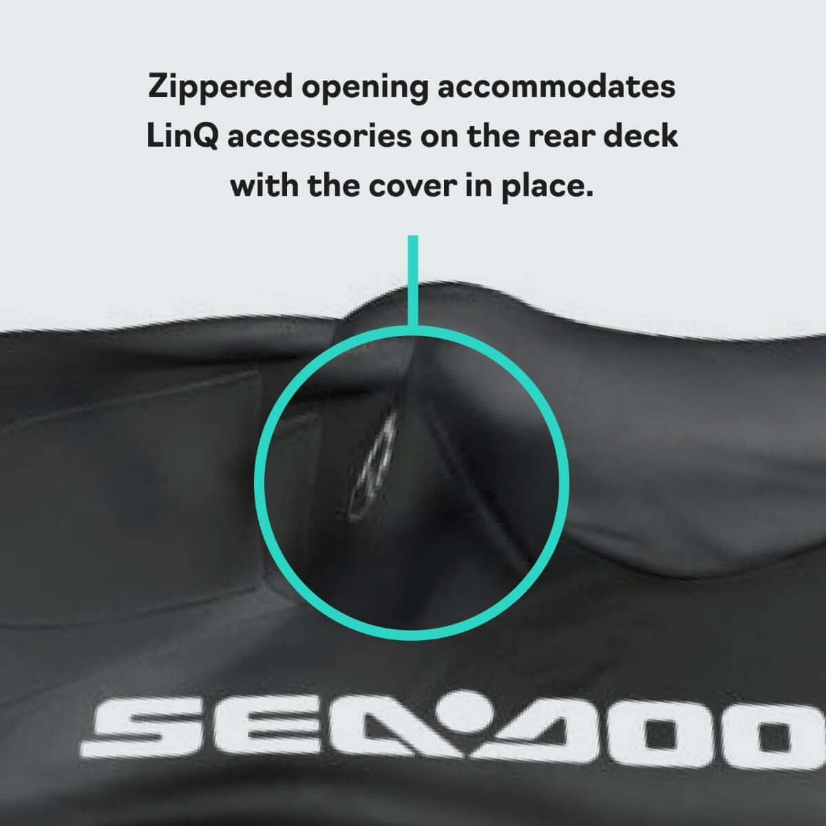 Housse Sea-Doo pour RXT, RXT-X, GTX, Wake Pro (2018 et plus) noire, 295101014
