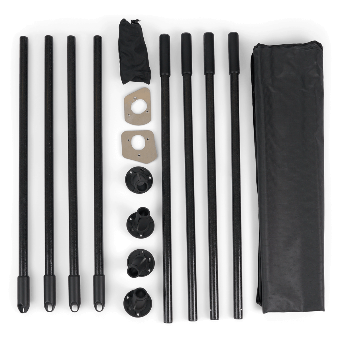 Sea-Doo Switch 19 Sunshade frame poles connectors and canopy fabric kit components