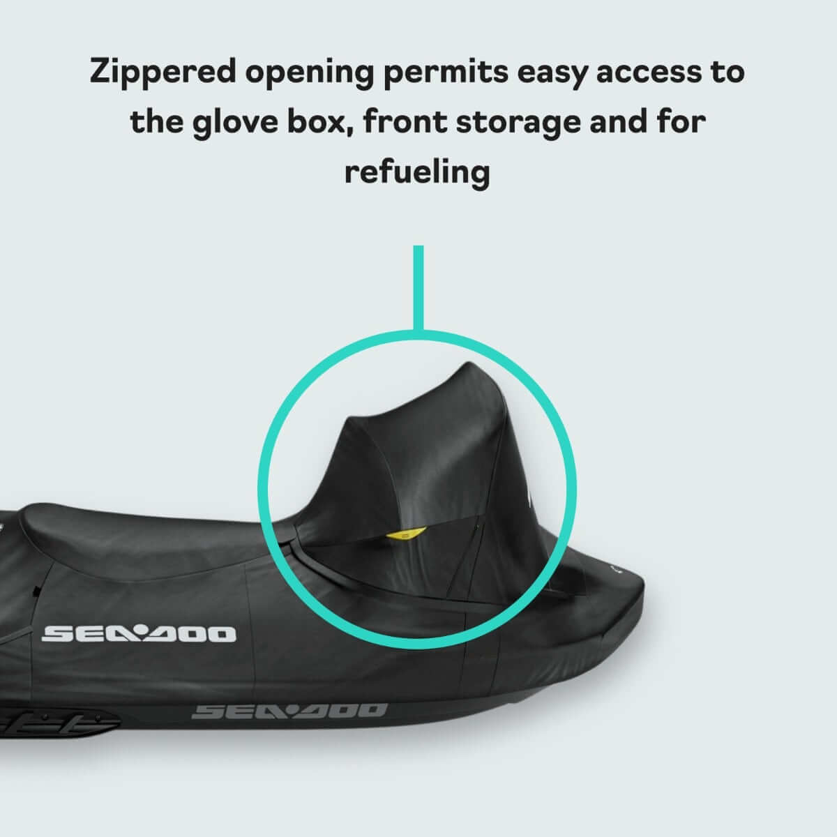 Sea-Doo Cover for Explorer Pro in Black, 295101032