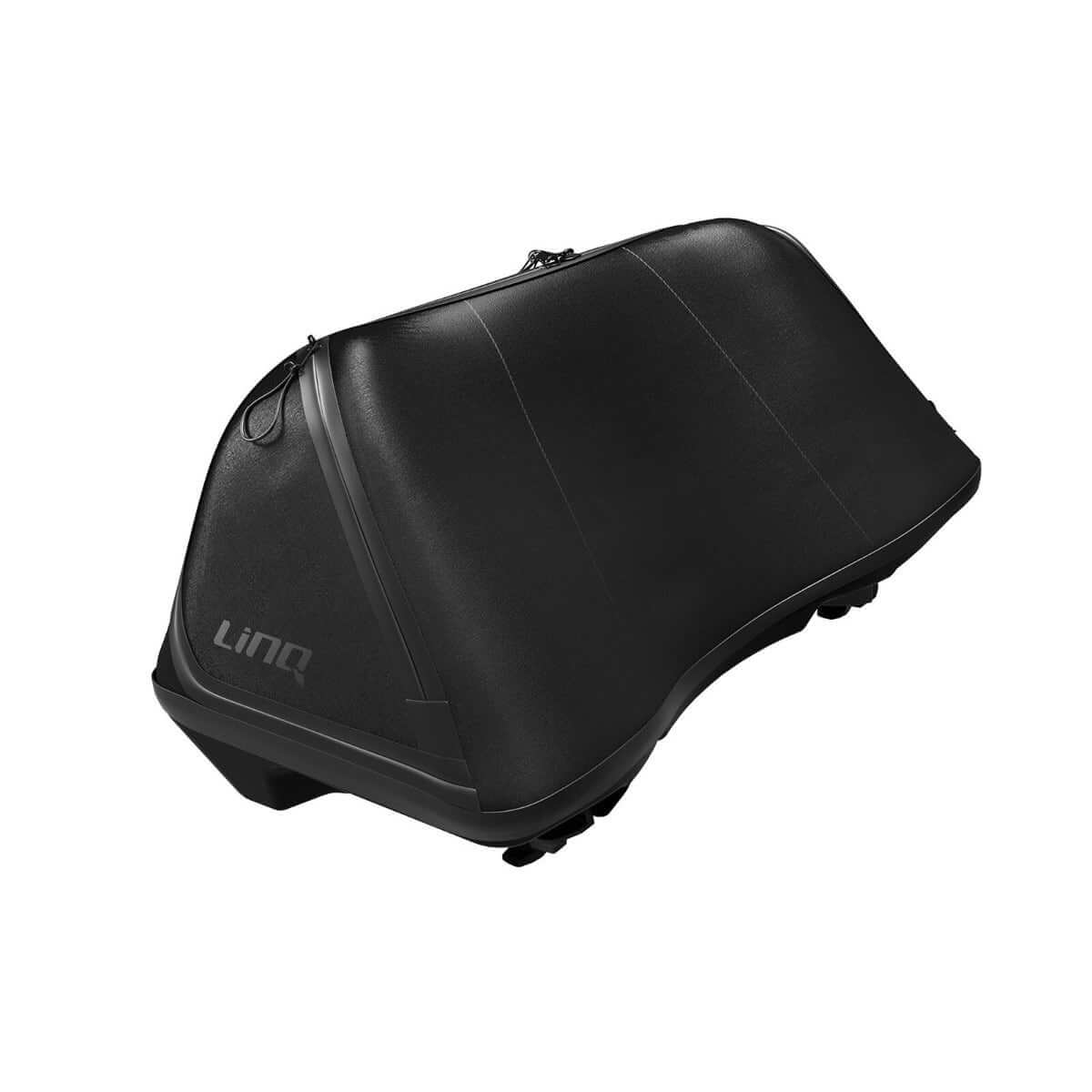 Sea-Doo LinQ 20L rear deck seat bag black angled view GTX GTI GTR RXT-X