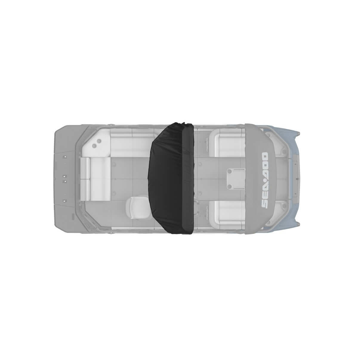Manchon de double toit bimini Sea-Doo pour ponton - Protection de toit arrière bimini, 295101137