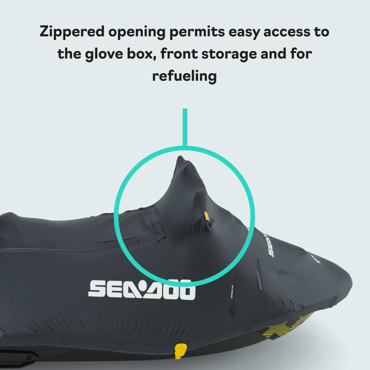 Housse de motomarine Sea-Doo Spark 1 et 2 places – Protection résistante aux intempéries pour le transport, 295101160
