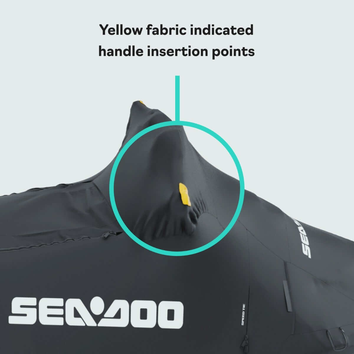 Housse de motomarine Sea-Doo Spark 1 et 2 places – Protection résistante aux intempéries pour le transport, 295101160