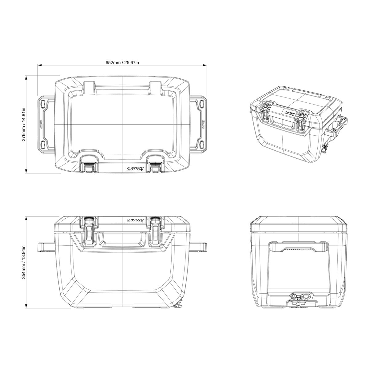 À VENIR - Glacière Sea-Doo/Can-Am LinQ 5,3 gal US (20 L)