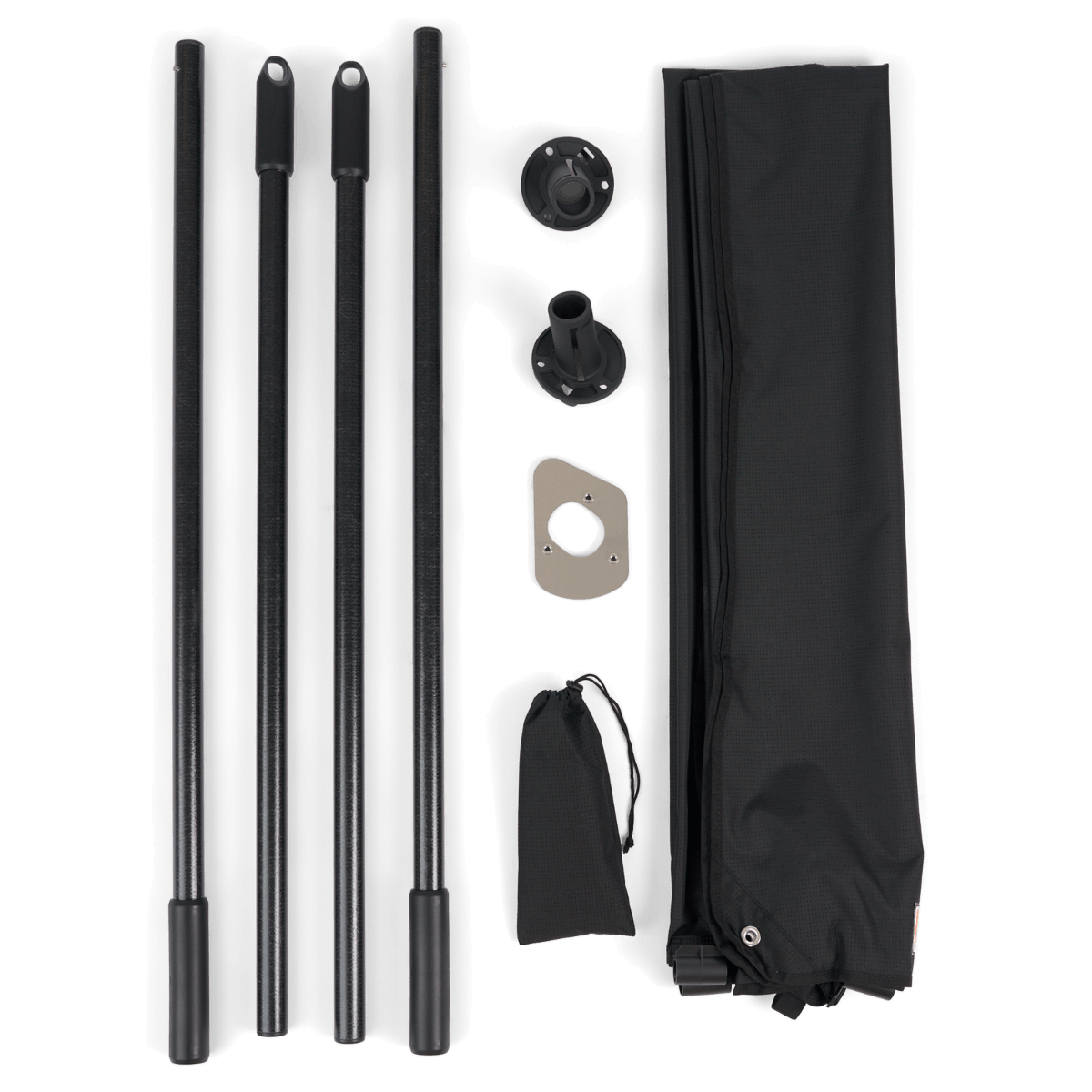 Sea-Doo Bimini Top Sunshade Extension kit poles hardware and canvas for 18ft Switch pontoon
