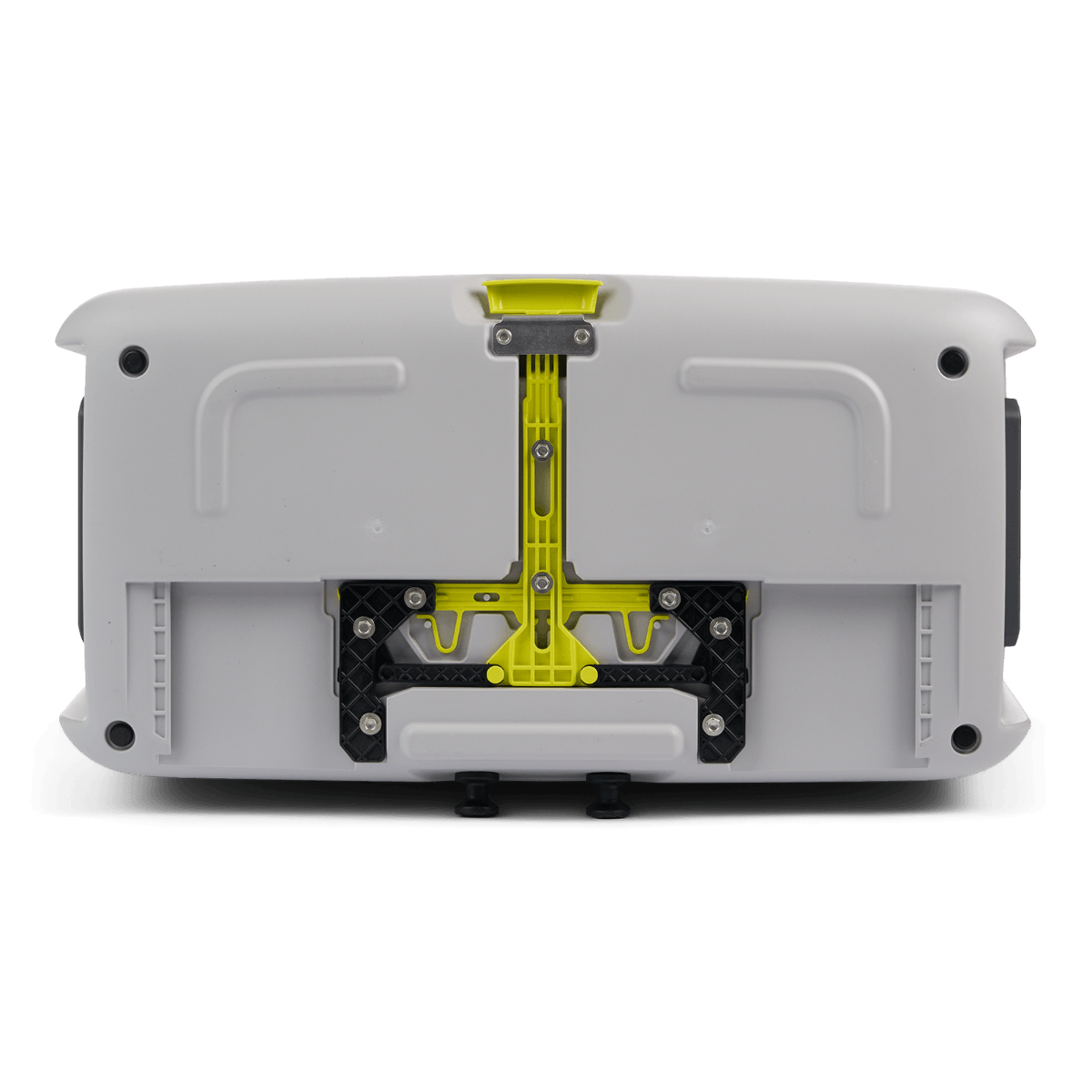 Sea-Doo Quick-Attach 18 US Gal cooler underside showing mounting bracket for Switch pontoon