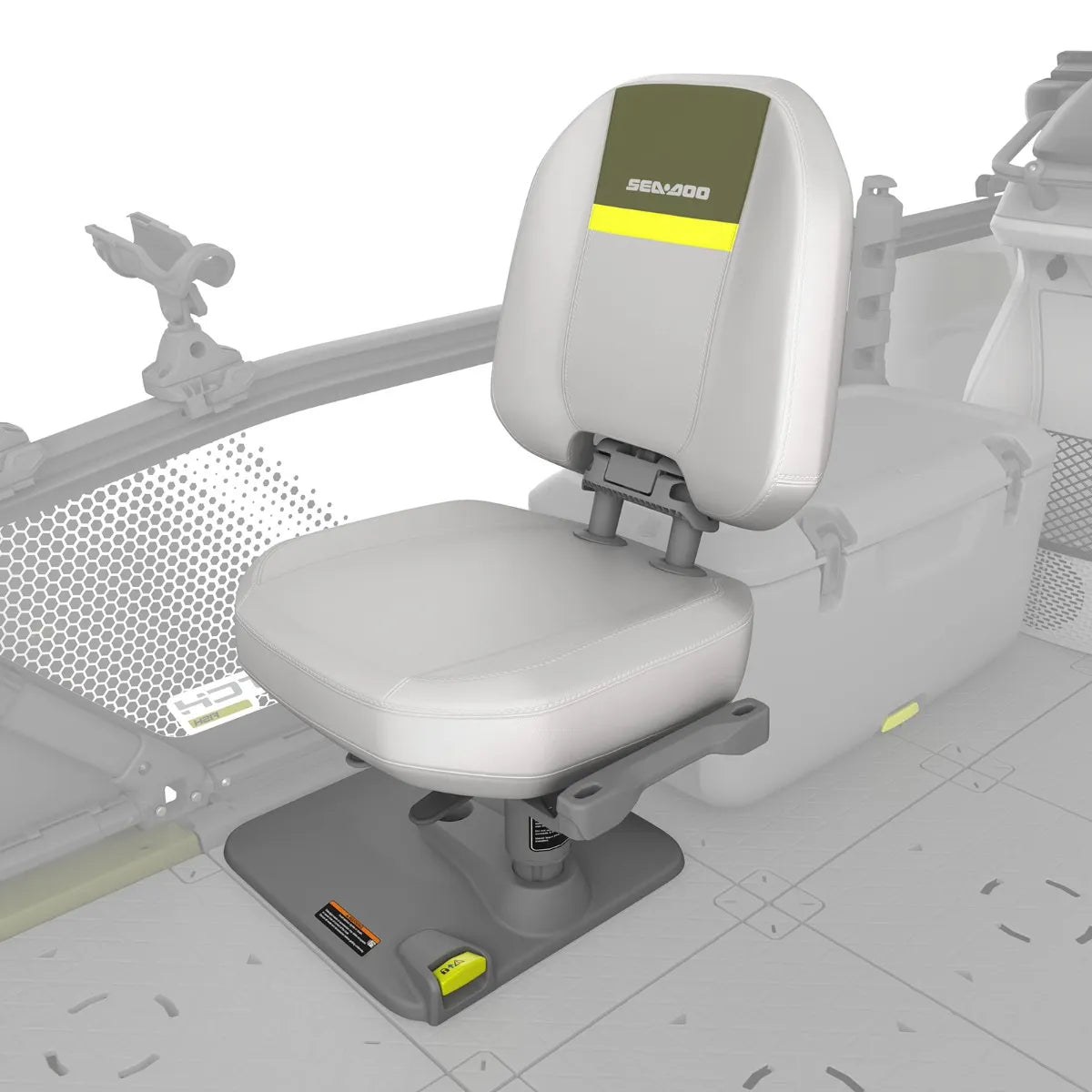 Sea-Doo Quick-Attach Fishing Pedestal Seat, 295101306