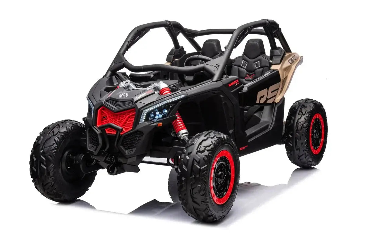 Can Am Maverick 2x24V 4x4 UTV 2 places pour enfants, KAKI, FR9550-KHAKI