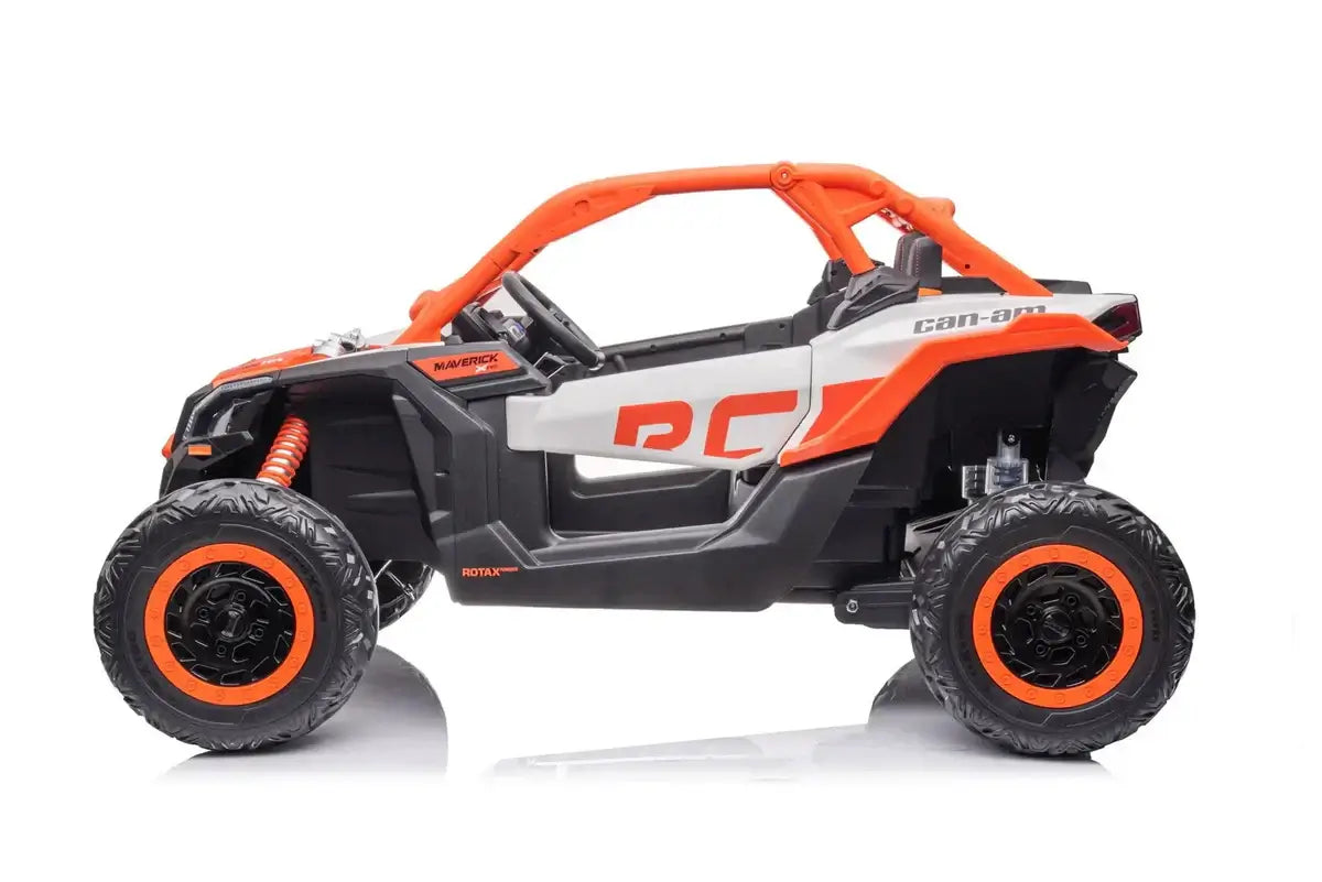 Can Am Maverick UTV 2 places 2x24V 4x4 pour enfants, ORANGE, FR9550-ORANGE