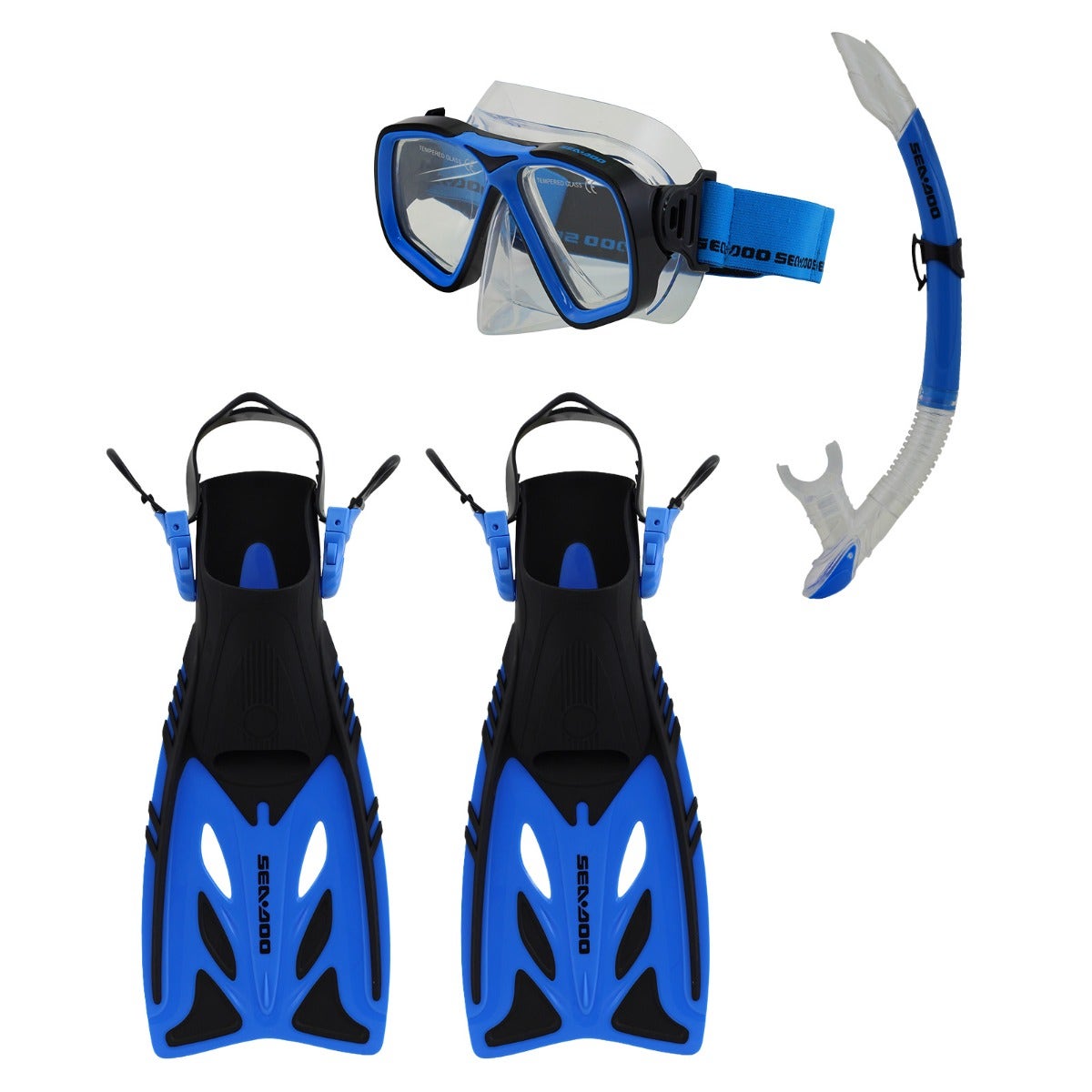 Sea-Doo Junior Mask, Snorkel & Fins Set