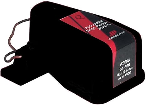 Black and red electronic component with text on a white background