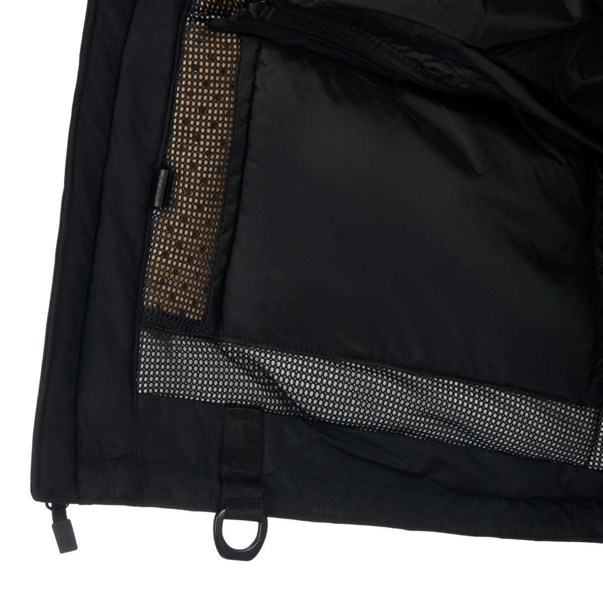 Ski-Doo Men's Vasa+ Jacket in Black, powder skirt and D-ring detail