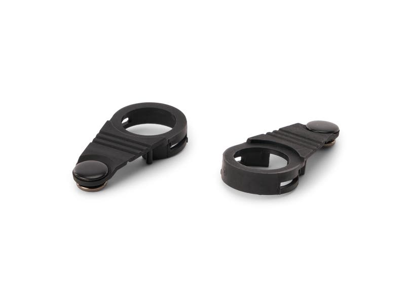 Ski-Doo Can-Am MOD 1/2/3 helmet mask snaps replacement parts pair black plastic clips