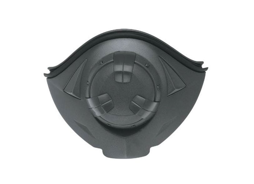 Ski-Doo Can-Am BV2S helmet jaw kit replacement part, black rotating vent mechanism, front view