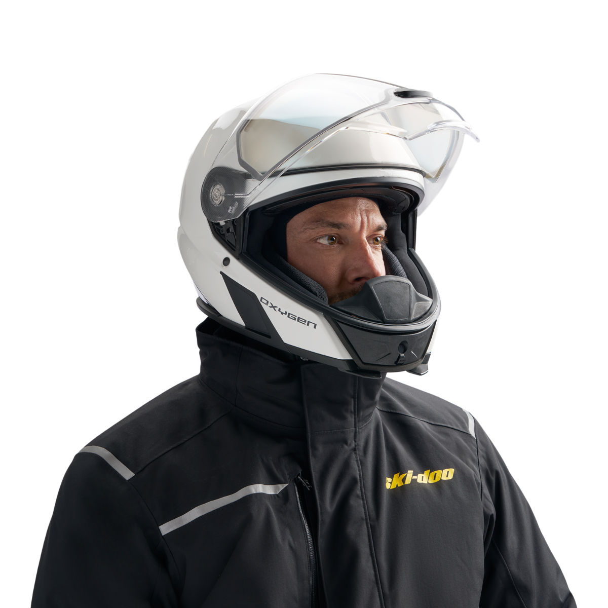 Ski-Doo Unisex Light Balaclava in Black, alternate view 2, 448796