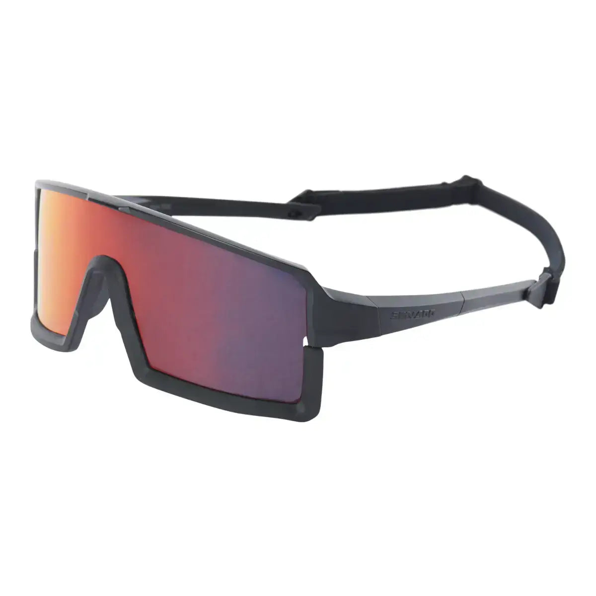 Sea-Doo High Tide Polarized Floating Sunnies black frame red mirrored lens with strap