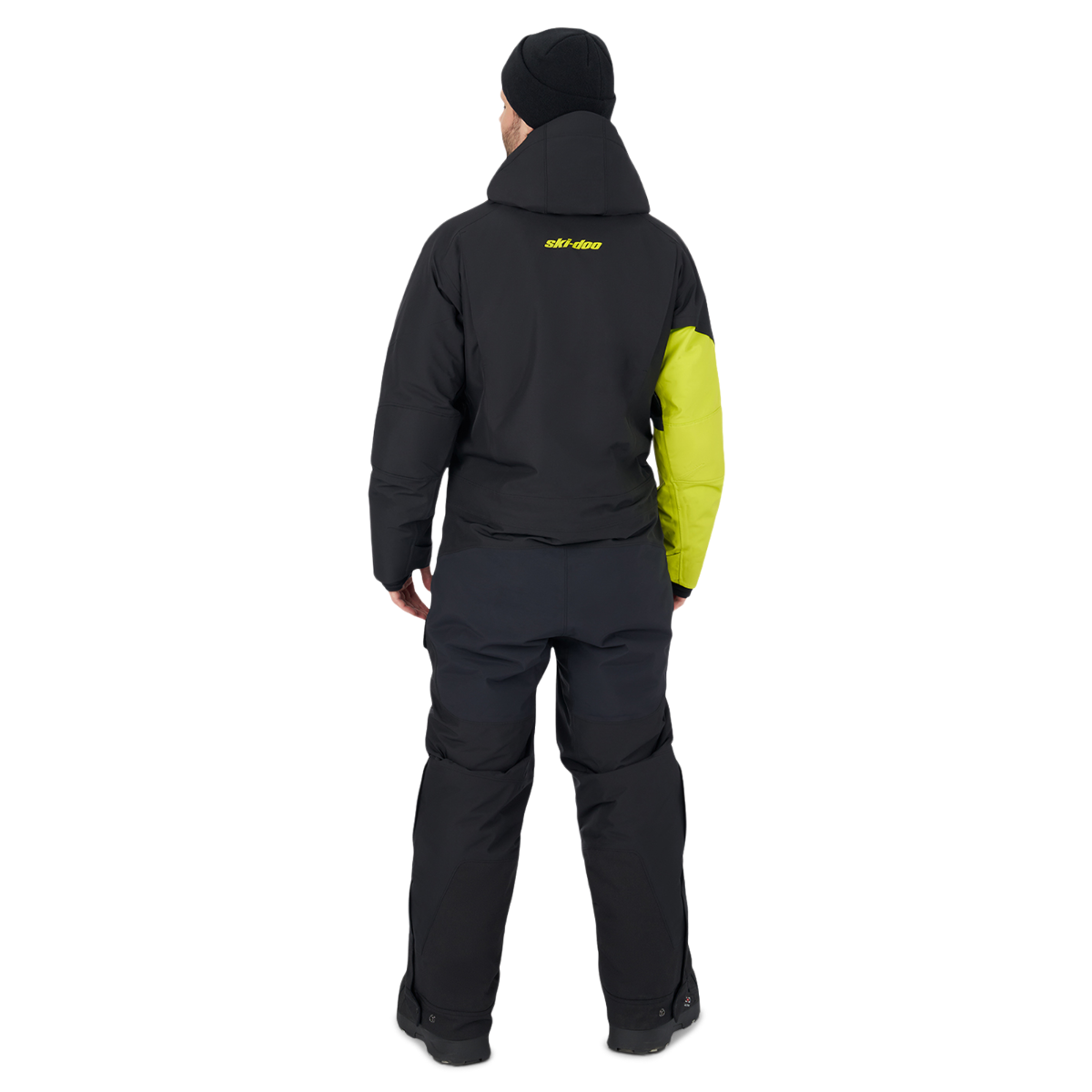 Ski-Doo Men's Enduro Insulated One-Piece Suit in Black, back