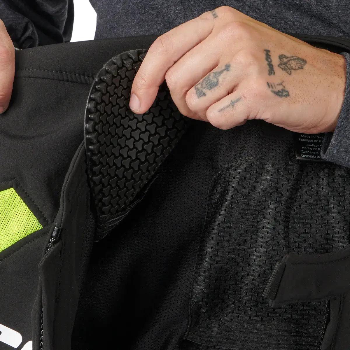 Riding gear shoulder protectors