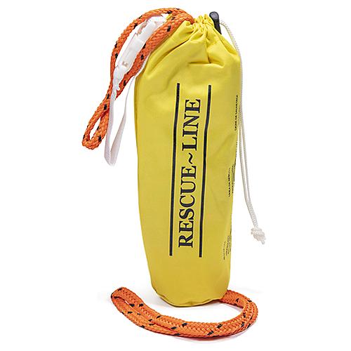 Seachoice Rescue Line Throw Bag 50 Foot, High-visibility yellow bag, 50-45441