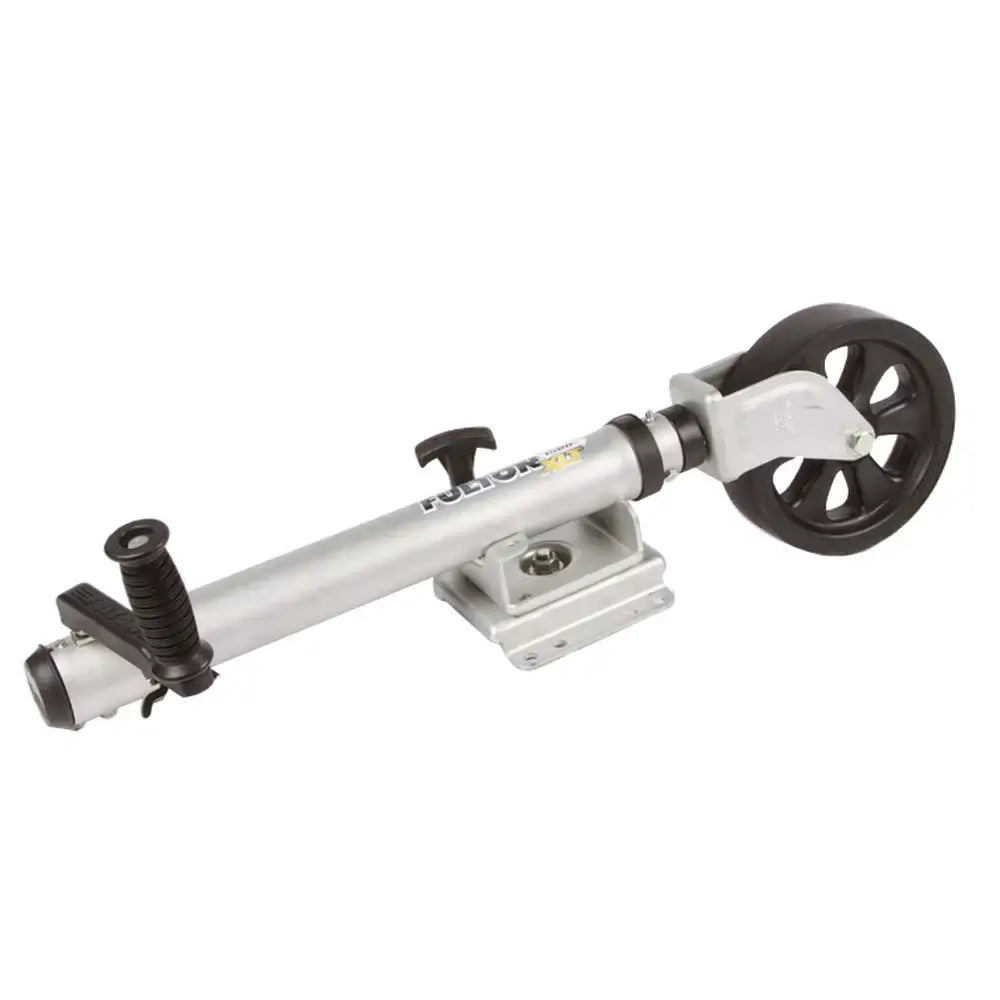 Fulton XLT 1500 lbs. Swing Away Bolt-On Jack w/12″ Travel & 8″ Poly Wheel – Sharkskin Finish, 141133