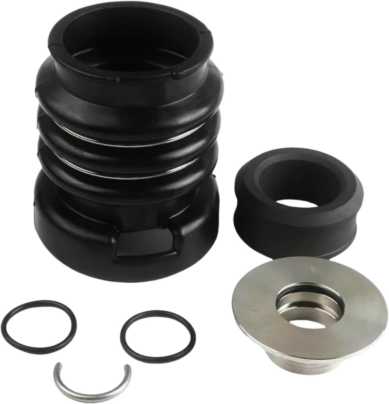 Sea-Doo carbon ring kit components including seals and rings, designed for 2021 GTR, GTX, RXT, XRS vehicles by BRP.