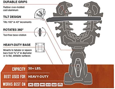Kolpin 21560 Rhino Grip Pro-Universal Mount Carrying Racks info card