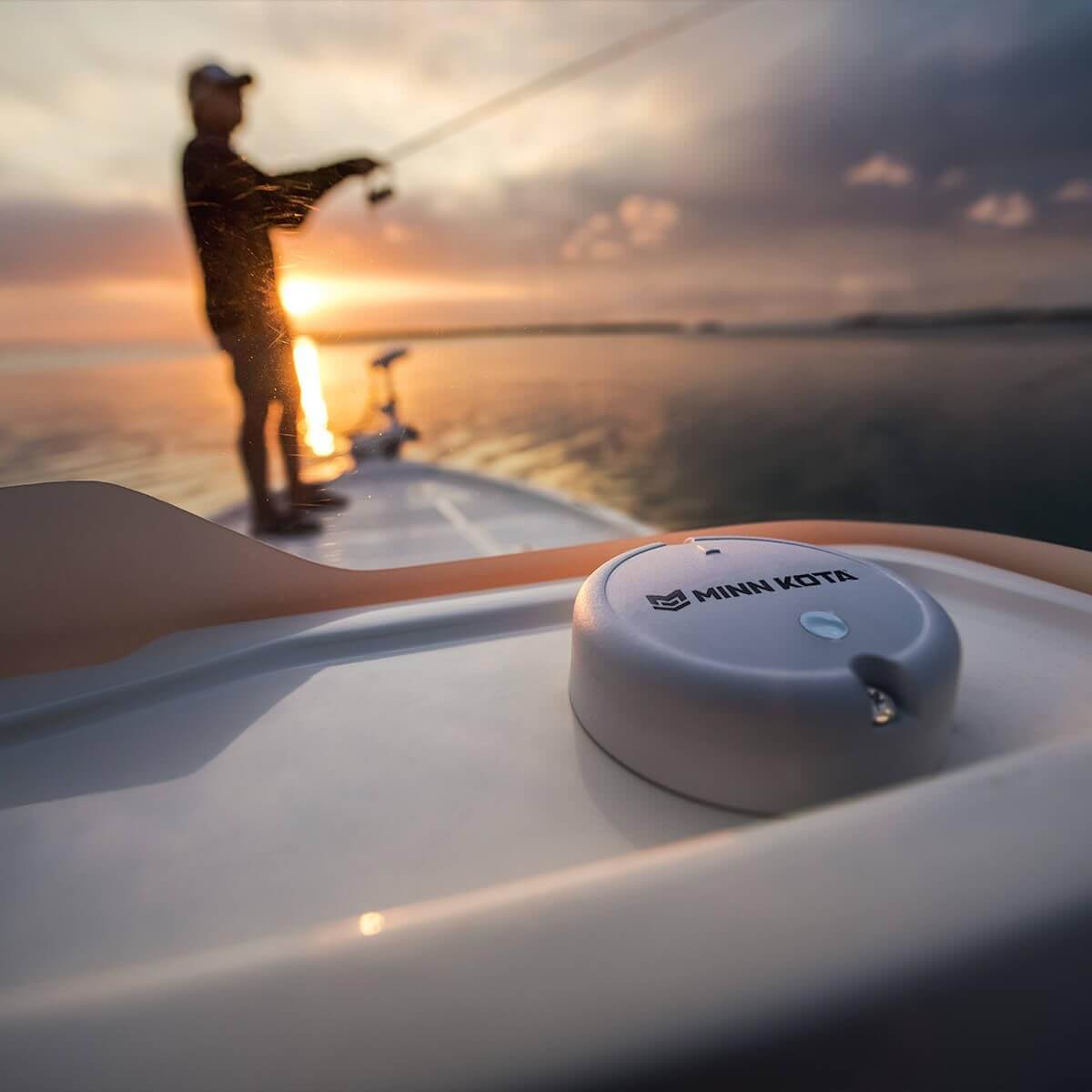 Minn Kota 1866680 i-Pilot Capteur de cap Spot-Lock BT (Bluetooth), PowerDrive et Riptide PowerDrive Blanc