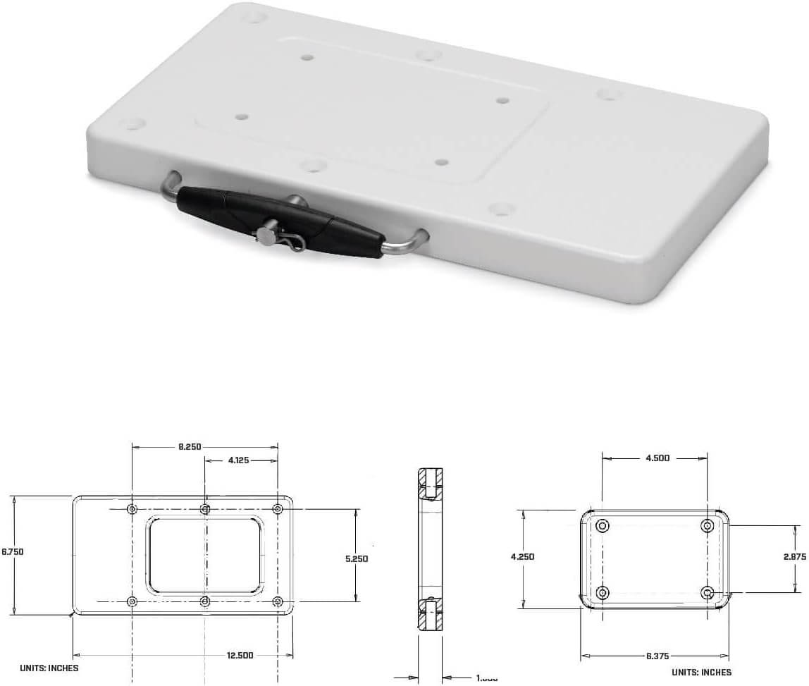 Minn Kota 1854017 RTA 17 Riptide Quick Release Bracket