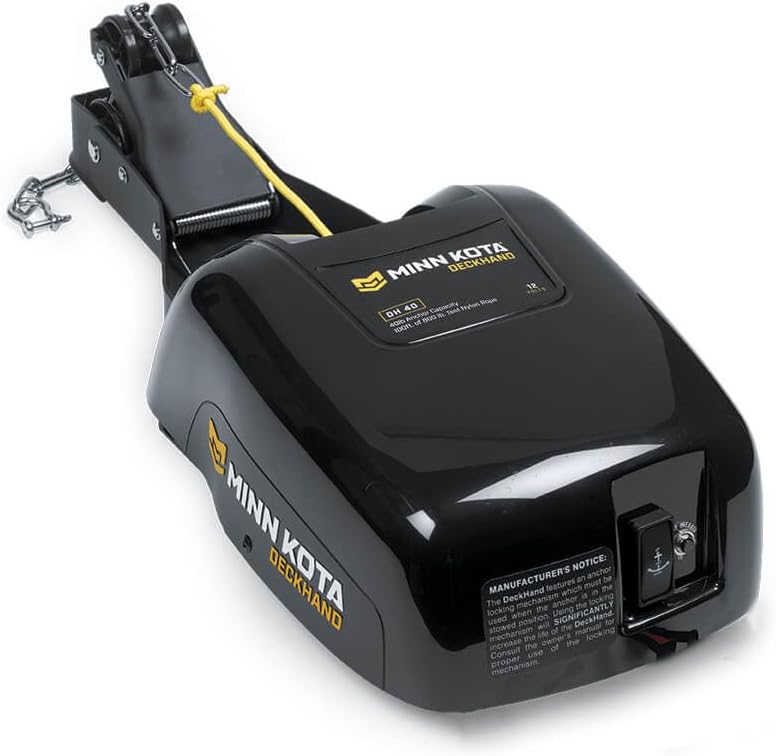 Minn Kota 1810140 DeckHand DH 40 LBS Capacity Electric Anchor Winch