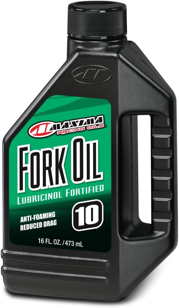 Maxima Racing Oils 10WT Standard Hydraulic Fork Oil, 16 oz. bottle, 55916