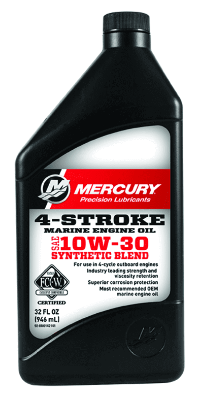 Mercury Marine Power Steering 10W-30 Synthetic Blend 1 Quart bottle