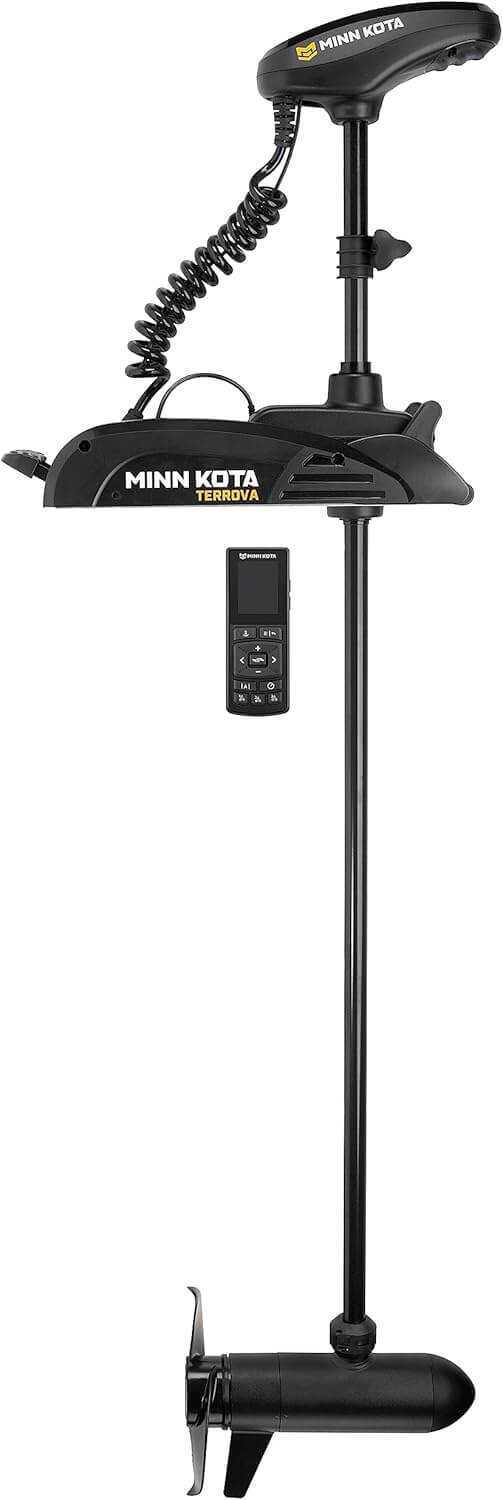 Minn Kota 1358380 Terrova® Bow Mount Freshwater Trolling Motor, 80 lbs. Thrust, 60" Shaft, 24 Volts w/Handheld Remote