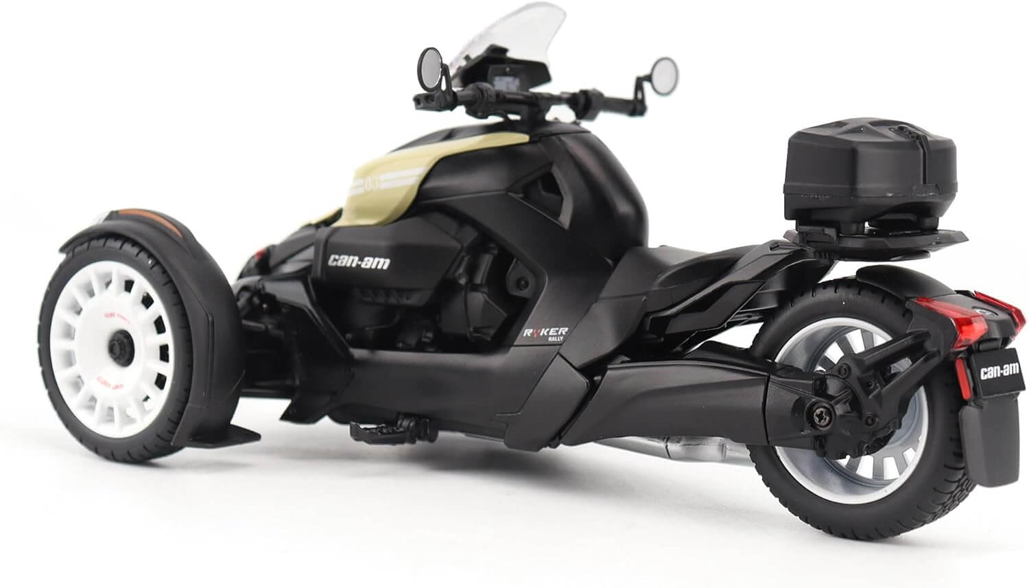 BRP Bombardier Models 1:12 Scale Diecast Replica Can-Am Ryker Rally, Sand, 68001