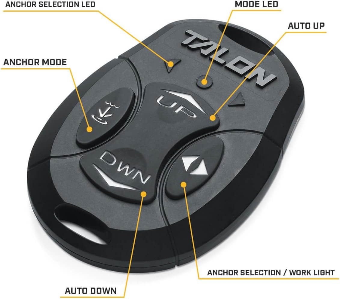 Ancre Minn Kota 1810452 Talon pour eaux peu profondes, 12' noire avec moteur noir | LIQUIDATION