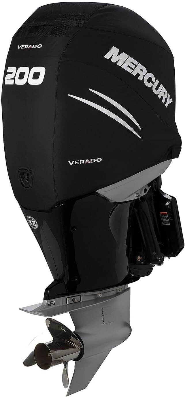 Mercury 8M0228513 L6 200HP Verado Outboard Vented Splash Cover Black