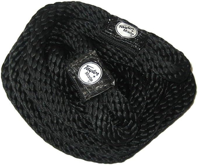 Taylor Made Fender Loc Fender Line 11313 Fender Loc Line, 3/8 inch x 72 inch, Black, 2 Pack