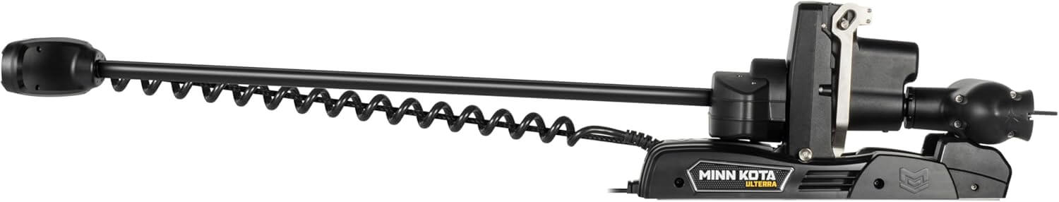 Minn Kota 1358541 Ulterra Quest Series Bow Mount Freshwater Trolling Motor, 90 / 115 lbs. Thrust, 60" Shaft, 24 / 36 Volts w/Handheld Remote, Foot Pedal & Dual Spectrum CHRP Sonar