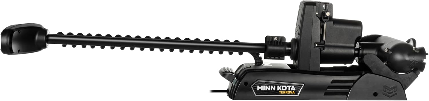 Minn Kota 1358210 Terrova® Quest Series Bow Mount Freshwater Trolling Motor, 90 / 115 lbs. Thrust, 45" Shaft, 24 / 36 Volts w/Handheld Remote, Foot Pedal & MEGA Down Imaging Sonar