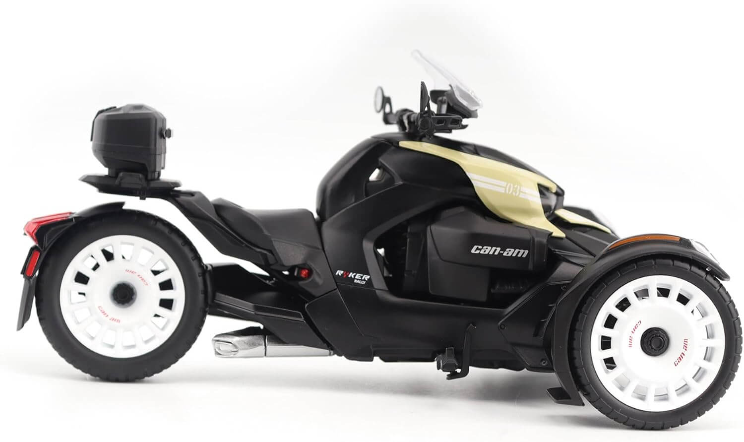 BRP Bombardier Models 1:12 Scale Diecast Replica Can-Am Ryker Rally, Sand, 68001