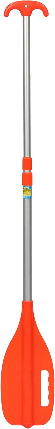 Seachoice Emergency Multi-Purpose Telescoping Boat Hook and Paddle, Orange, 26-72 In, 50-71080