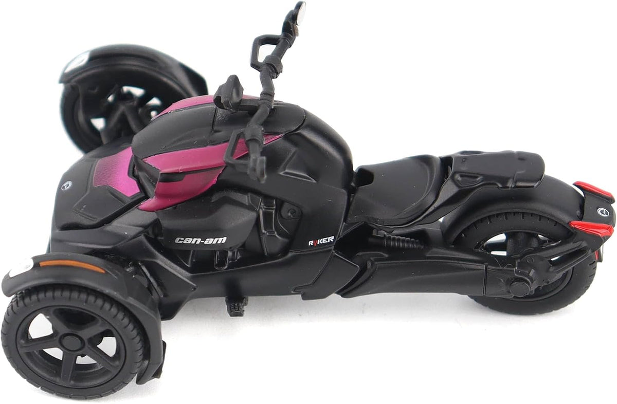 Diecast Masters Can-Am Ryker with Rider 1:32 diecast model, Pink Punk #60012 – view 2