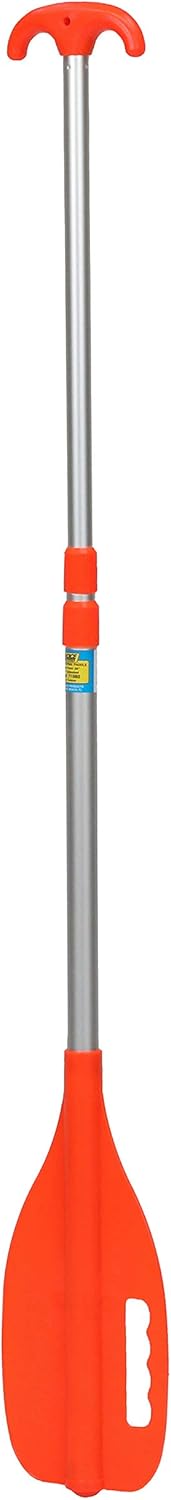 Seachoice Emergency Multi-Purpose Telescoping Boat Hook and Paddle, Orange, 26-72 In, 50-71080