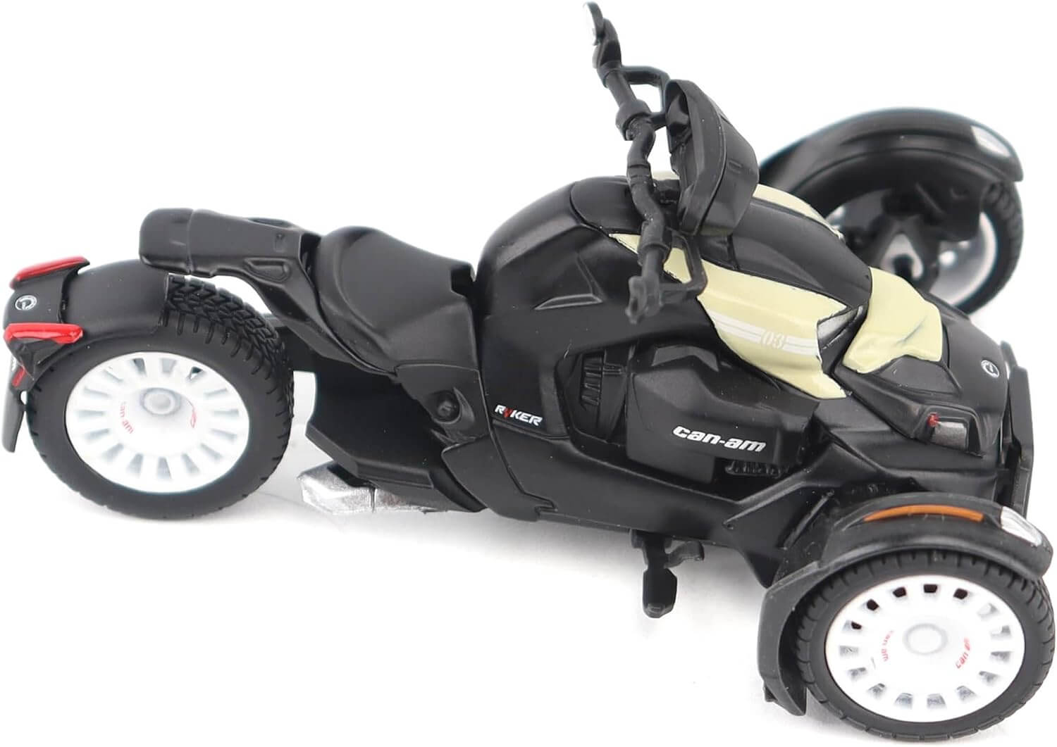 Model of a Can-Am model vehicle on a white background